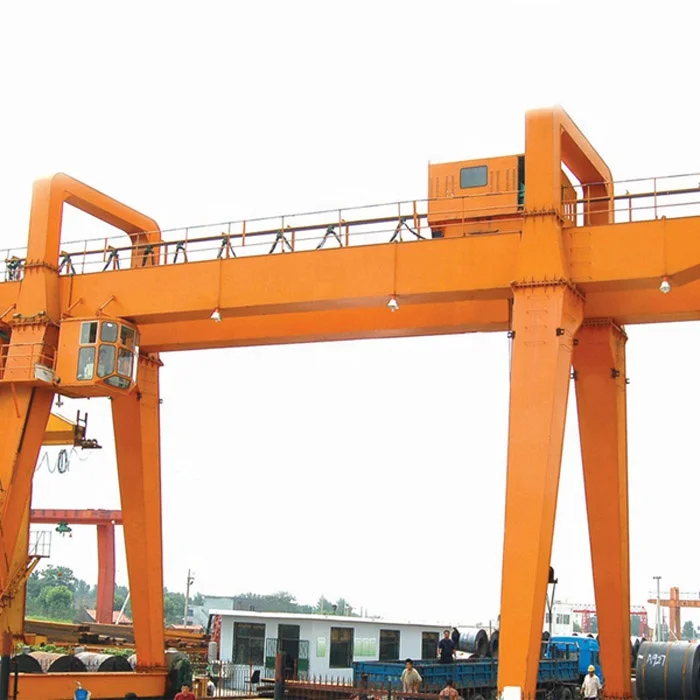 MG type box girder 32 ton China rail mounted double beam gantry crane 50 ton 100 ton for sale
