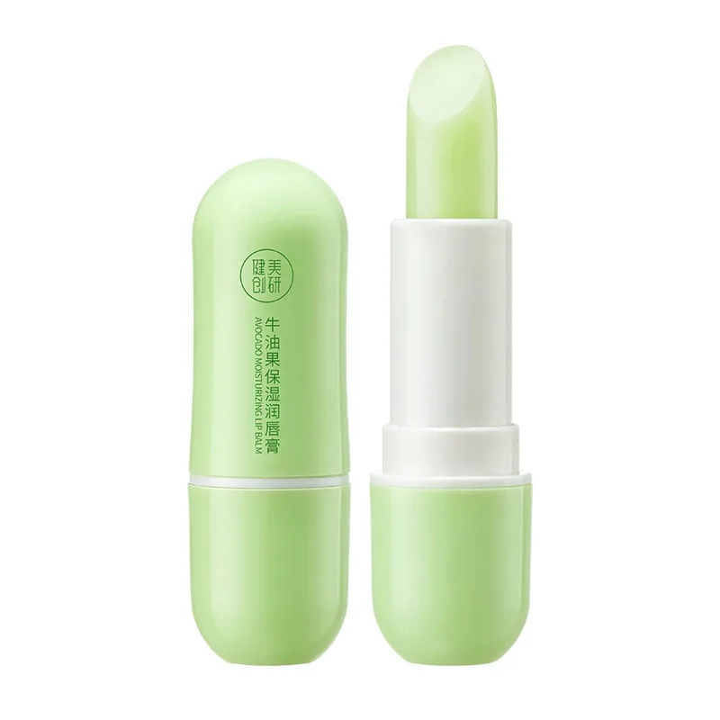 Wholesale Avocado lipstick Skin Care Elastic Lip Remove Dead Skin Moisturizing Repairing Dry Skin Plant Extract Lip Balm