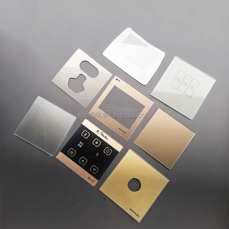 Glass switch Scratch-resistant tempered glass for switch and socket tempered glass