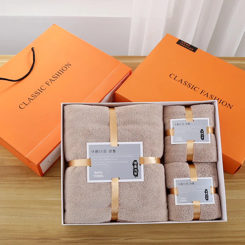 wholesale microfiber  green blanket  coral fleece  large fabric bathroom bath towel set custom logo  travel thick 2 pcs gift