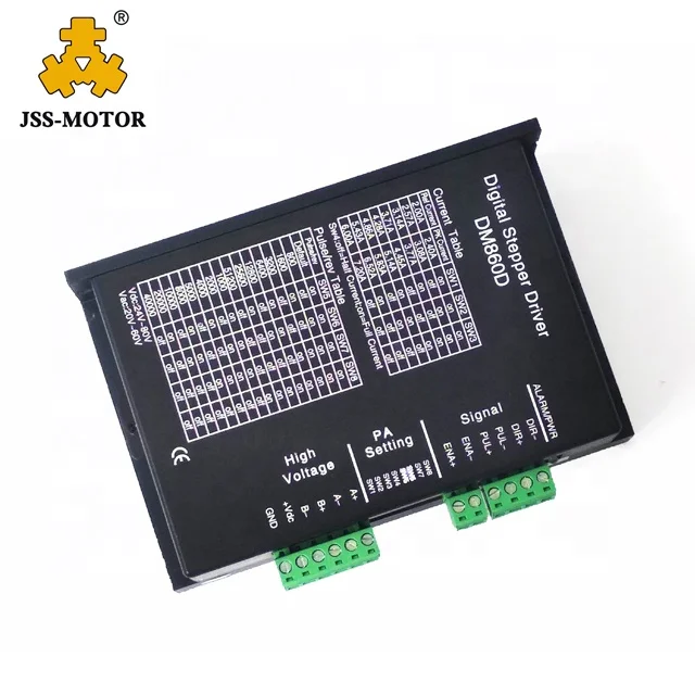 2-Phase stepper motor driver controller DM860D for nema23 and nema34 stepper motor