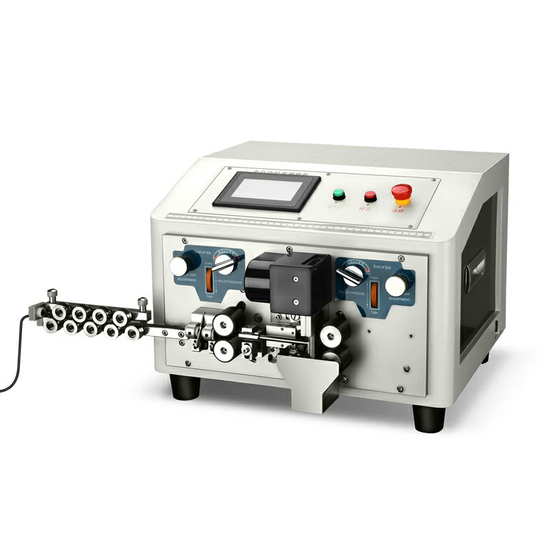Fully automatic multi core wire stripping machine round sheathed wire stripping machine flat wire cutting stripping machine