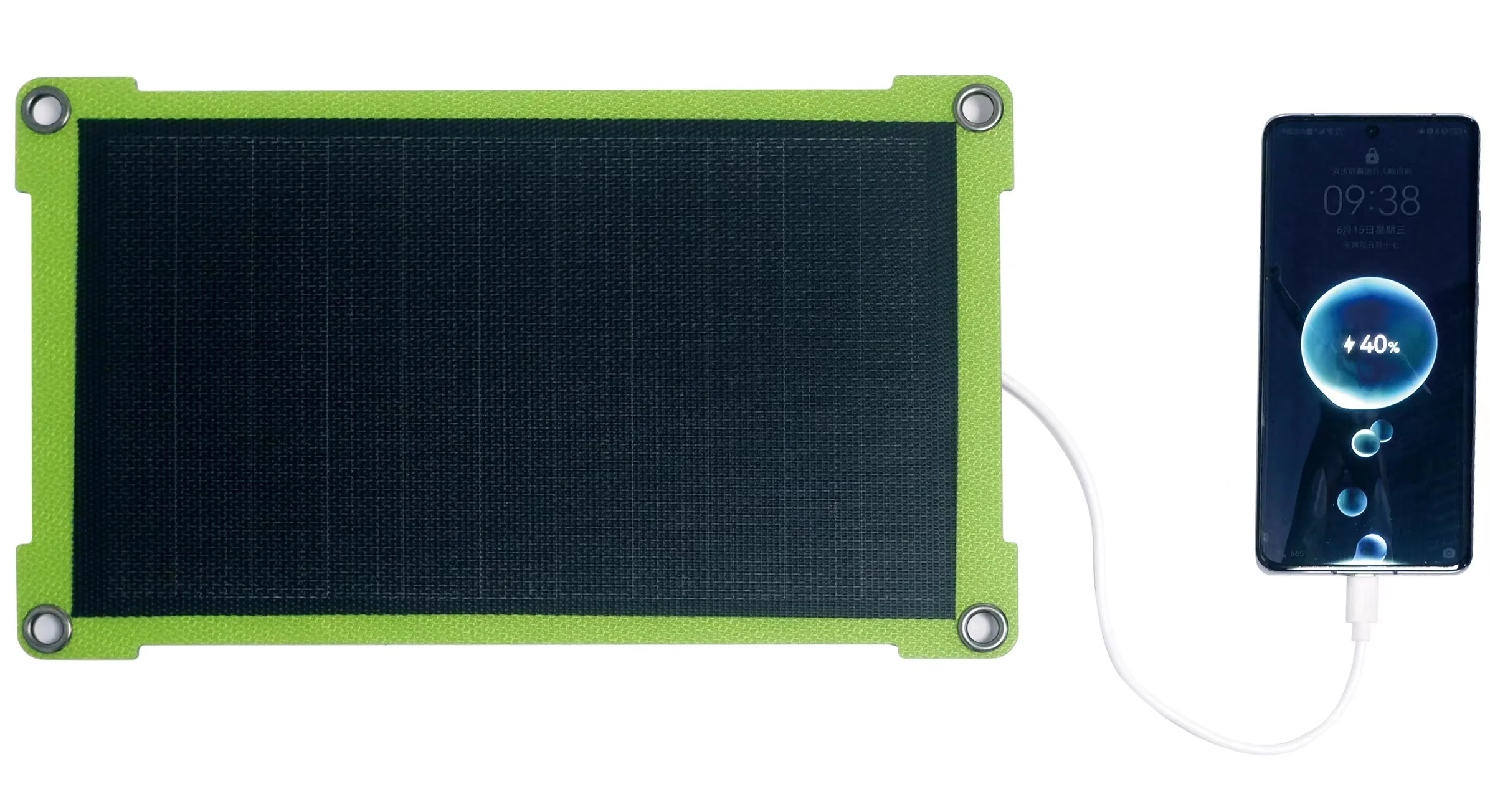 GDJ Solar Power System USB Direct Charging 10W Multiple Device Mono Silicon Solar Panel Charger