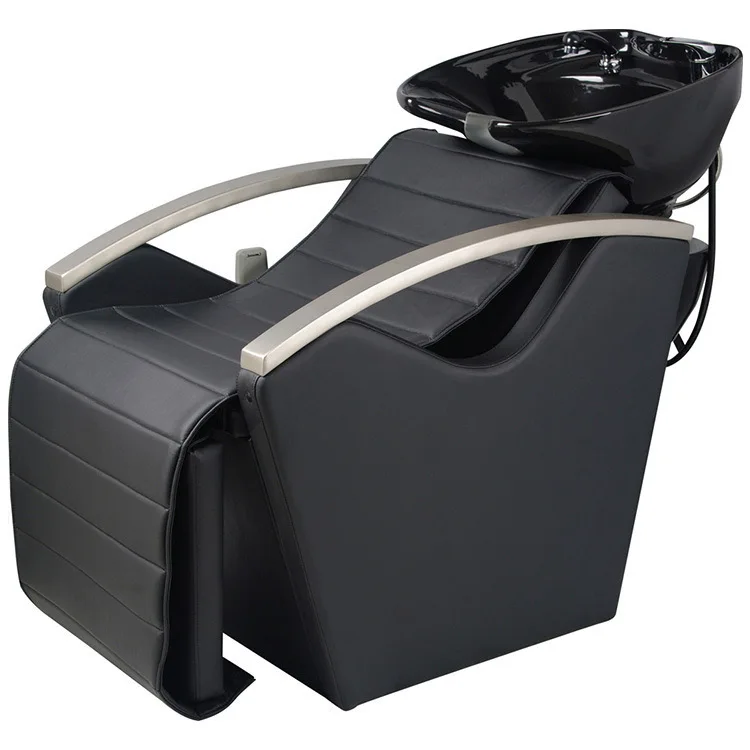 Barbershop Salon Hair Equipment Massage Head Spa Bed Chairs Furniture Shampoo Chair With Hair Washing Basin
