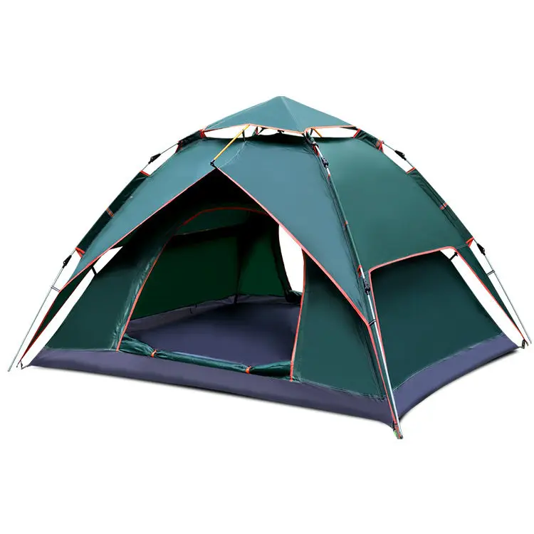 Automatic Outdoor Sport Family 3-4 Person House Fast Popup Instant foldable Camping Tent