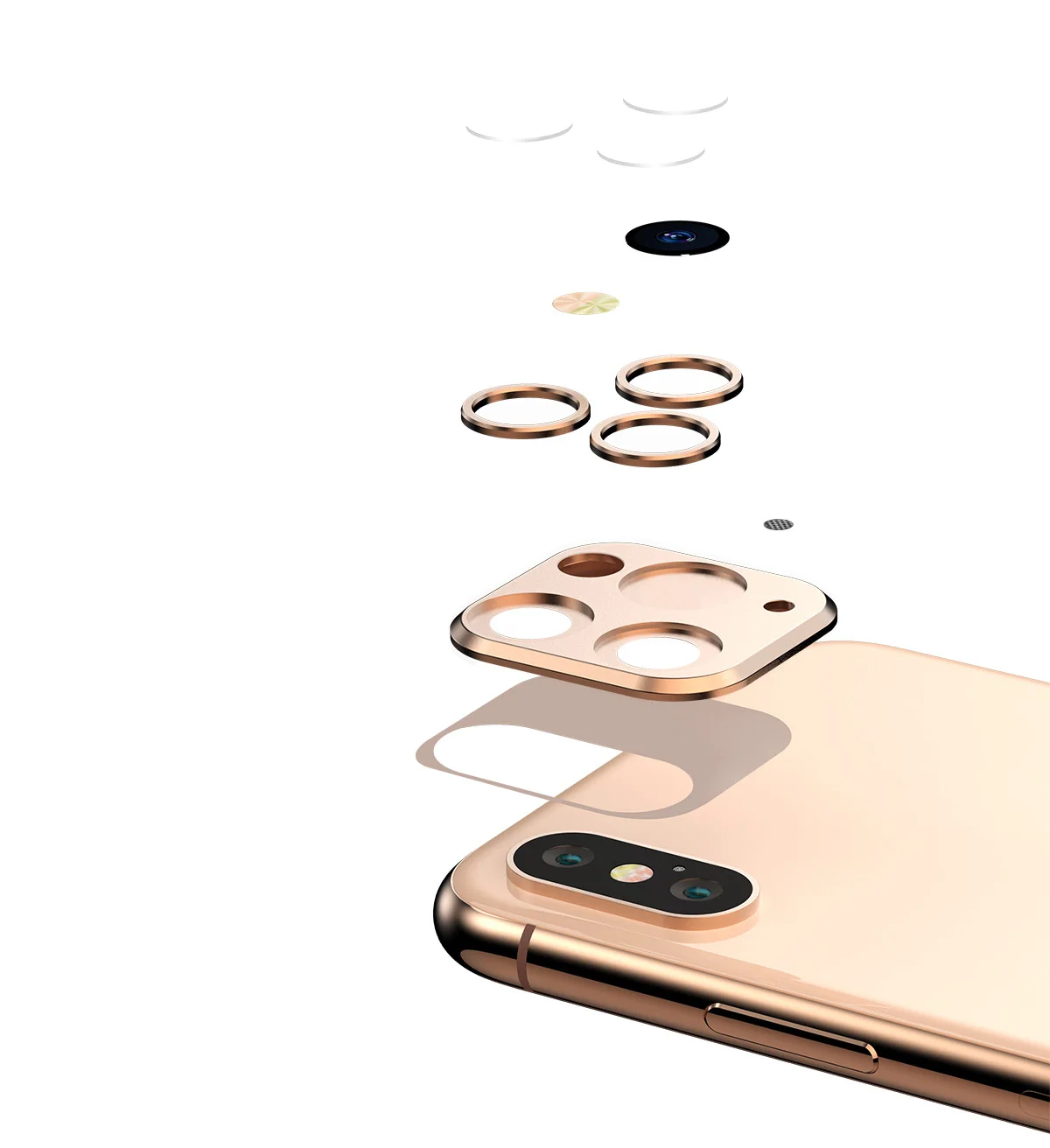 2020 Анти-Царапины чехол для камеры для iPhone x max XR секунд изменение 11 11 pro 11pro max металлический винт для камеры объектив Защитная пленка для экрана