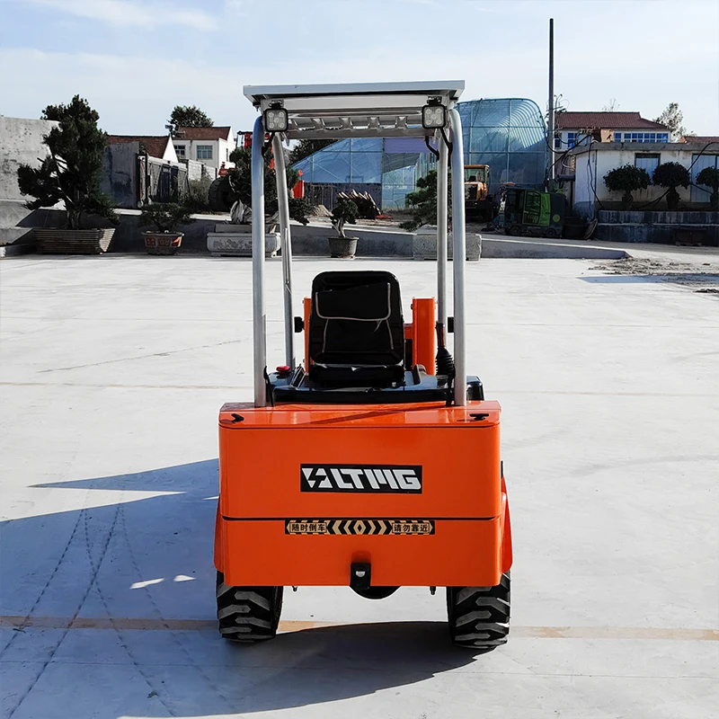 600kg electric multi front end mini small 4 wheel drive compacted loaders with lithium battery