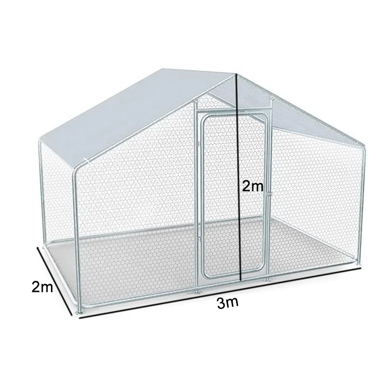 Jaalex Cheap Portable Big Hen Egg Laying Walk In Chicken Coop For Chickens Mobile With Large Run