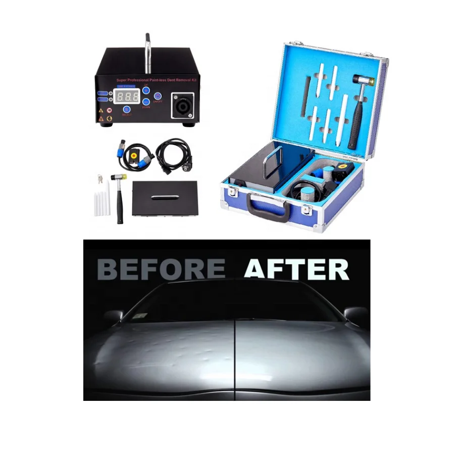  1000W Induction Heater Hot Box Super Car Body Hail Soft Dent Repair Machine Auto Puller Paintless Removal Tools