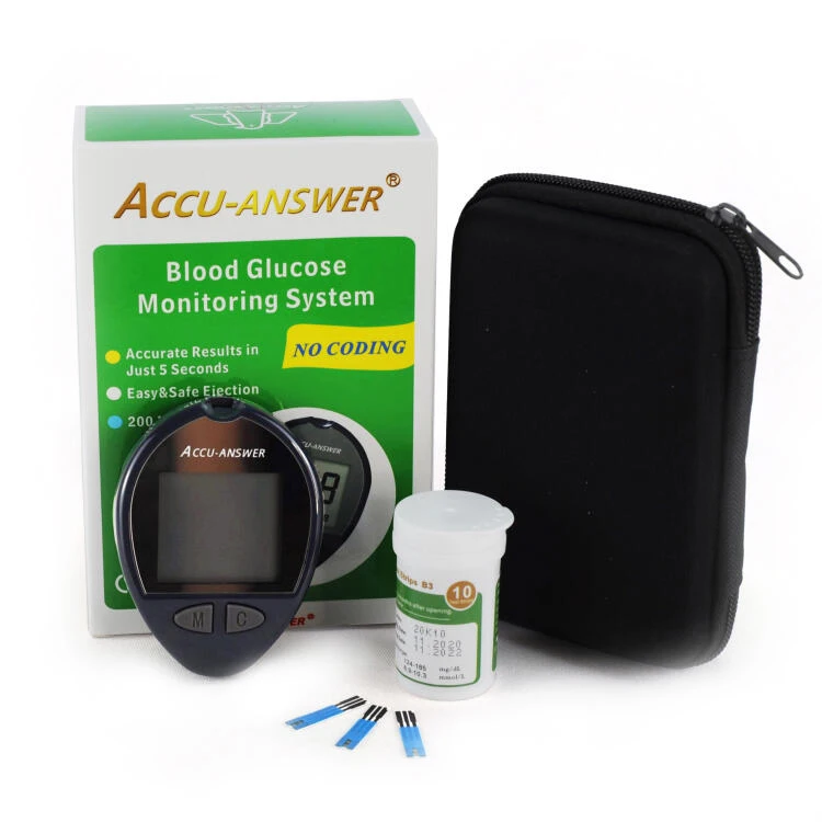 professional manufacturer biochemistry analyzer blood glucose analyzer with blood group test kit glucose meter