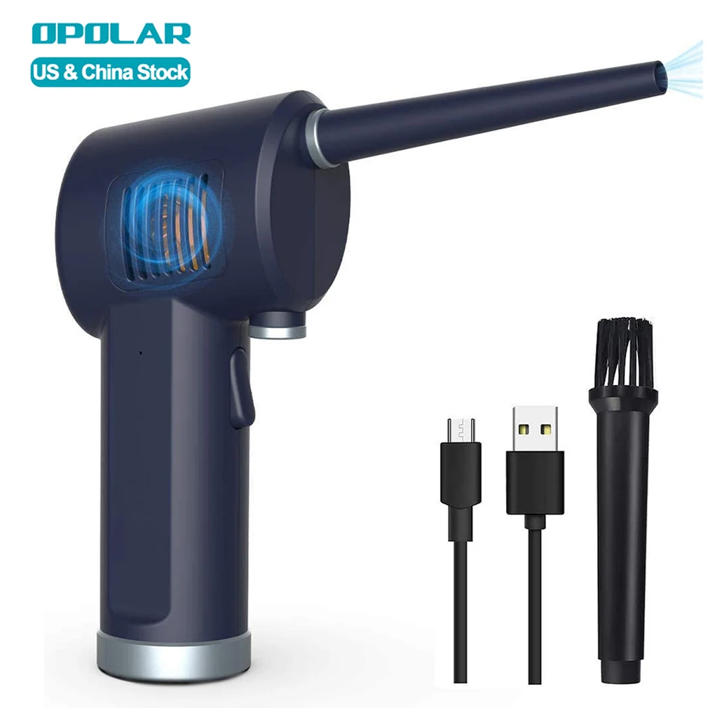 Портативная беспроводная воздухоочиститель OPOLAR, перезаряжаемая электрическая воздухоочистительная машина, Электронная сжатая Беспроводная мини-Воздухоочиститель для автомобиля