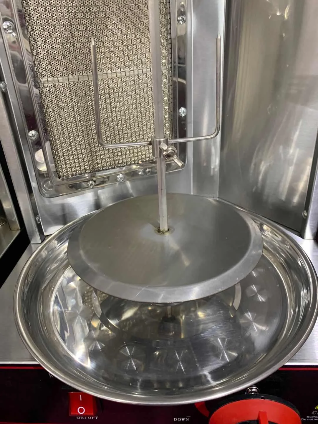  Настольная мясная продукция небольшая автоматическая газовая машина Shawarma Girl для