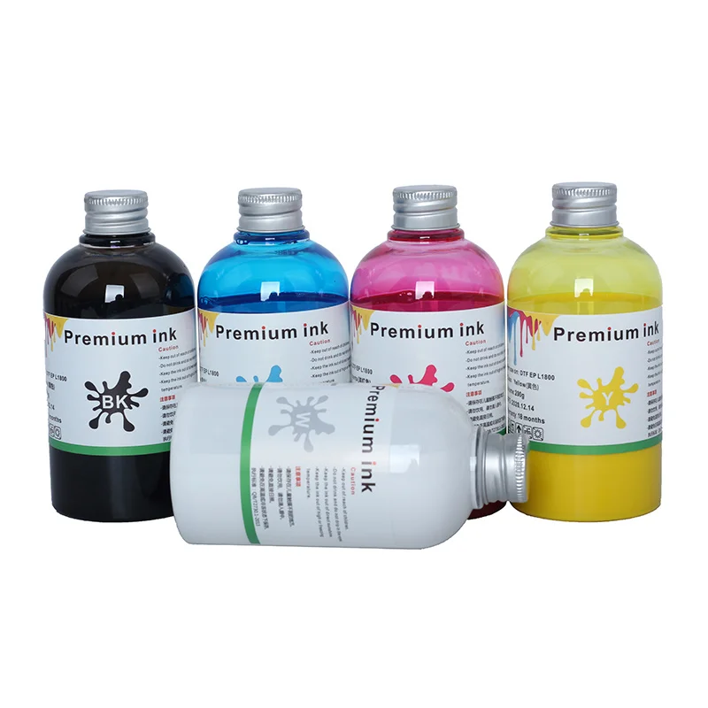 
Greencolor 200ml Direct to Film DTF Ink for Pet Film Digital Printing Machine with epson l1800 4720 i3200 Heads 