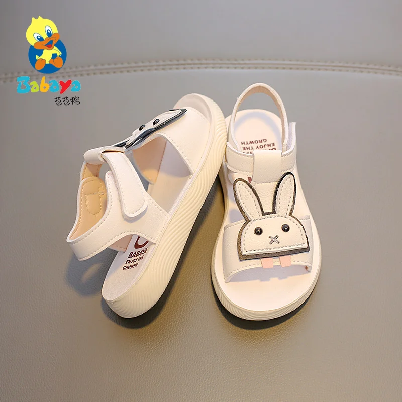 
30001 HUANQIU2020 Cheap Summer Kids rabbit Sandals Shoes For Girls 