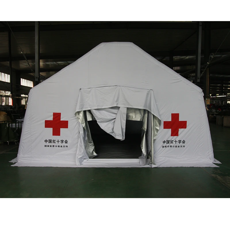 Aosener 20-60 sqm inflatable tent  good quality made in China 2 doors inflatable tent with 4 windows