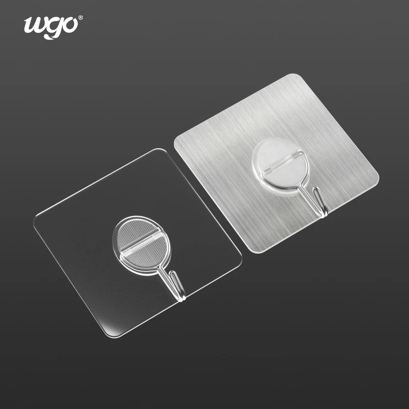 Wall Mounted Holder Traceless Novelty Hooks Sticker Sucker Load-bearing Hanging Hook With Tape For Kitchen Bathroom