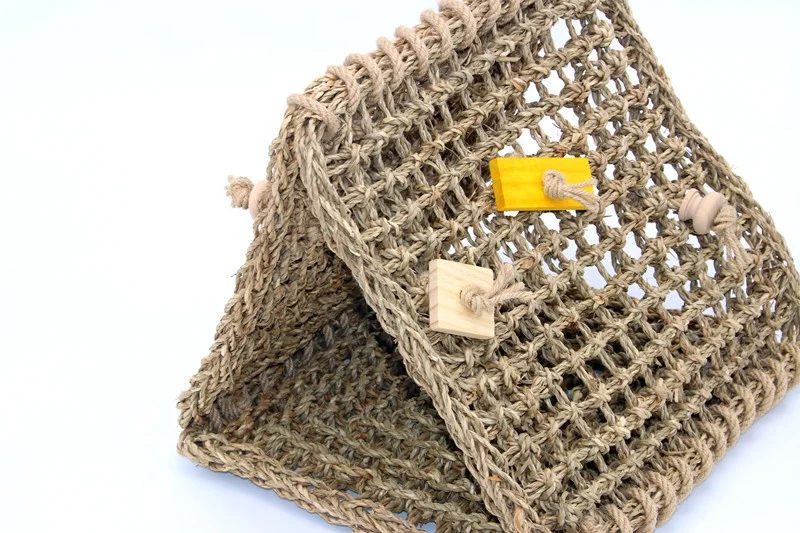 Parrot Bird Toys Rope Braided Pet Parrot Rope Chew Swing Toy Budgie Perch Coil Cage Cockatiel Toy Pet Birds Training Accessories