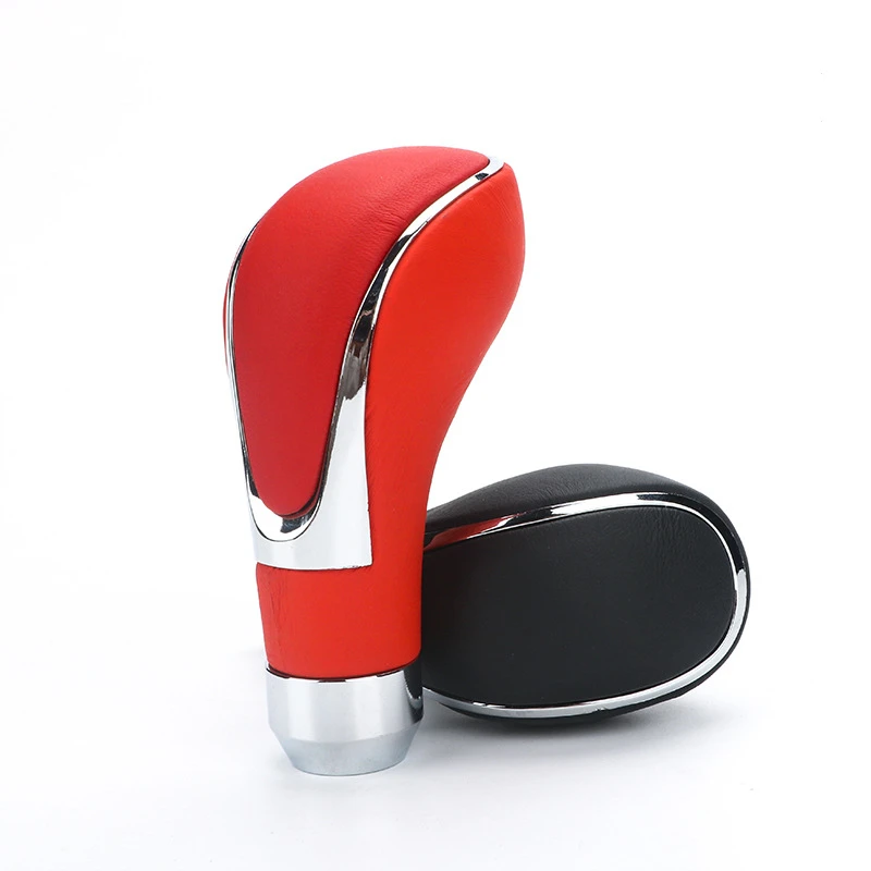 Universal Red and Black Automatic Car Gear Shift Knob Stick Head Handle