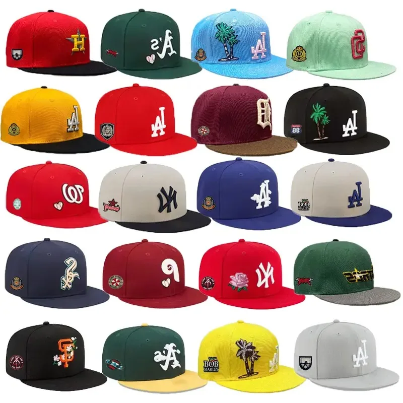 Vintage Mens Sports Caps Baseball Cap De Beisbol Fitted Hats Trucker Snapback Caps American Team Gorras New Original for Men