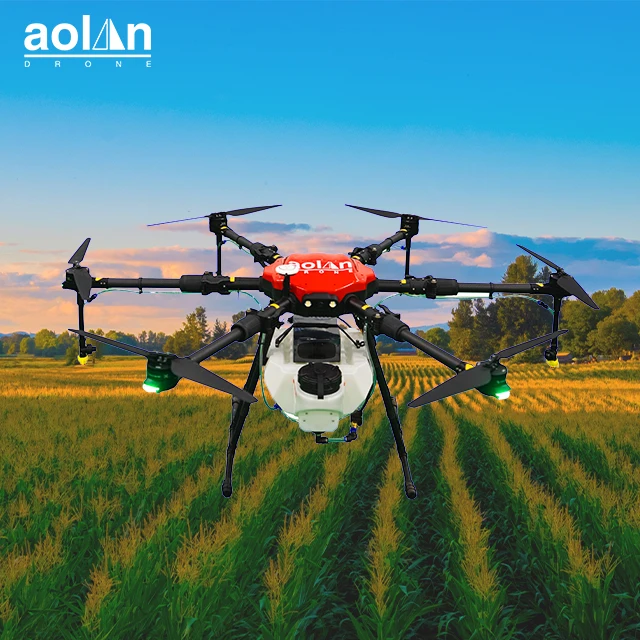 6 Axis 10kg Agriculture Professional Drone Sprayer Agricultural Pesticides Fumigation Drones Spray