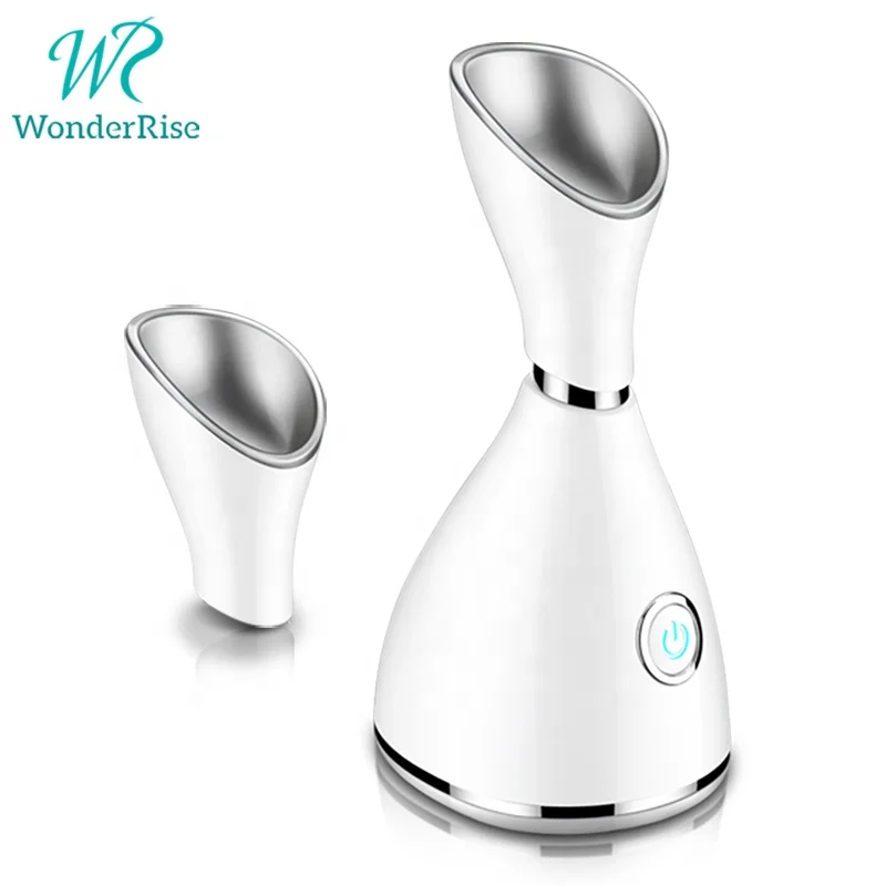 Electric 65mL Capacity Nano Ionic Facial Steamer Machine Wholesale Face Steamer with UV Light for Skin Moisturizing