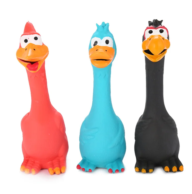 New Style Latex Pet Chicken Squeaky Toy