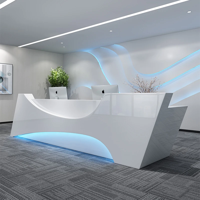 Professional manufacture cheap reception desk beauty salon salon reception desk