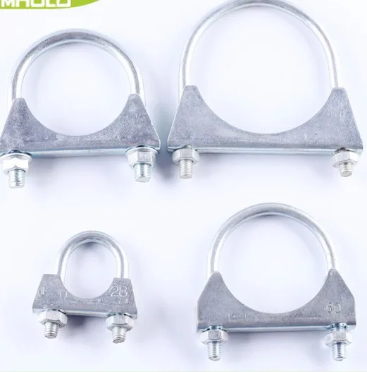 
spring steel u bolt shape cable clip with m8 screw 