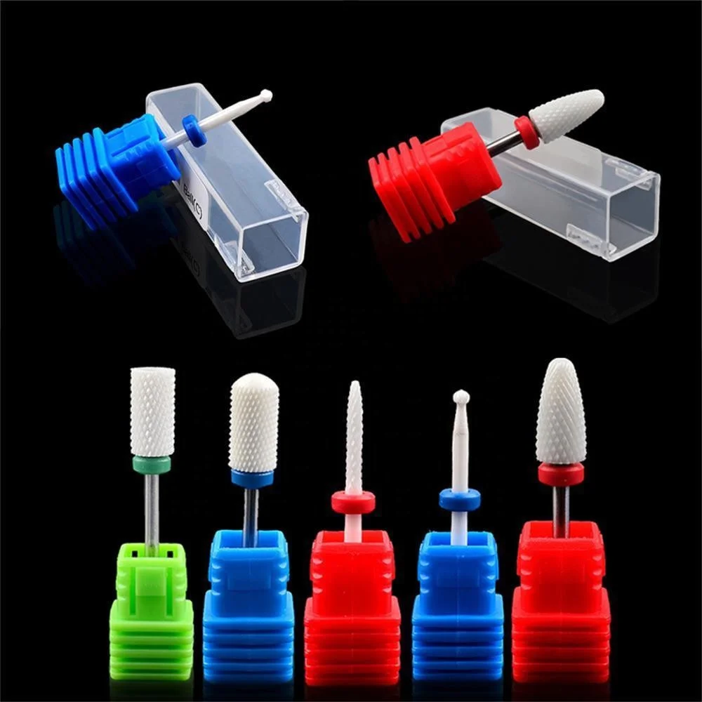 18 type Ceramics Nail Drill Files Manicure Cutter Milling Tool Nail Salon Manicure metal drill bits