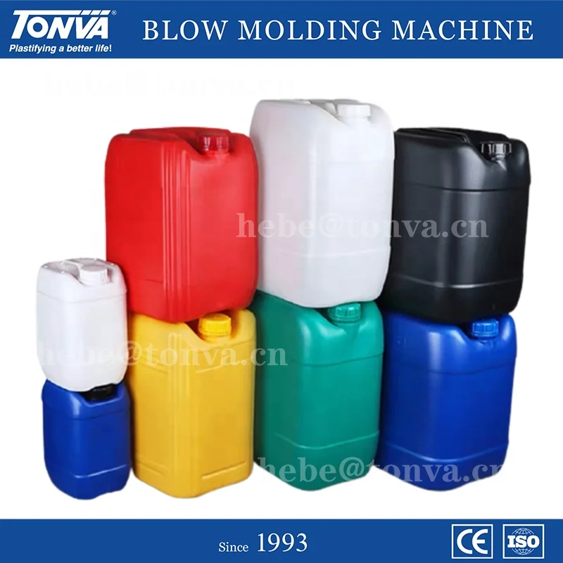 TONVA plastic 30 liters stackable jerrycan bottle barrel making extrusion blow molding machine manufacturer