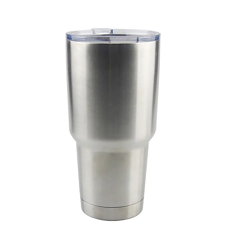 Custom 30 oz vacuum insulated wholesale stainless steel double wall travel thermal coffee tumbler with lid