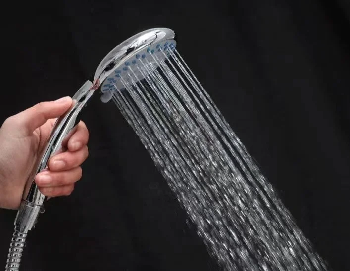 ABS New Materials High Pressure Shower Head Water Saving  Handheld for Bathroom Washing Pressurized