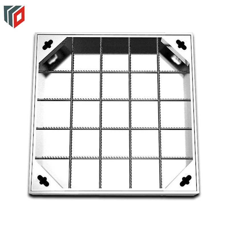 Factory price Small C250 600*600mm Stainless Steel 304 316 sewer cover Round Tank Quick Open Type Round Manhole Cover and frame