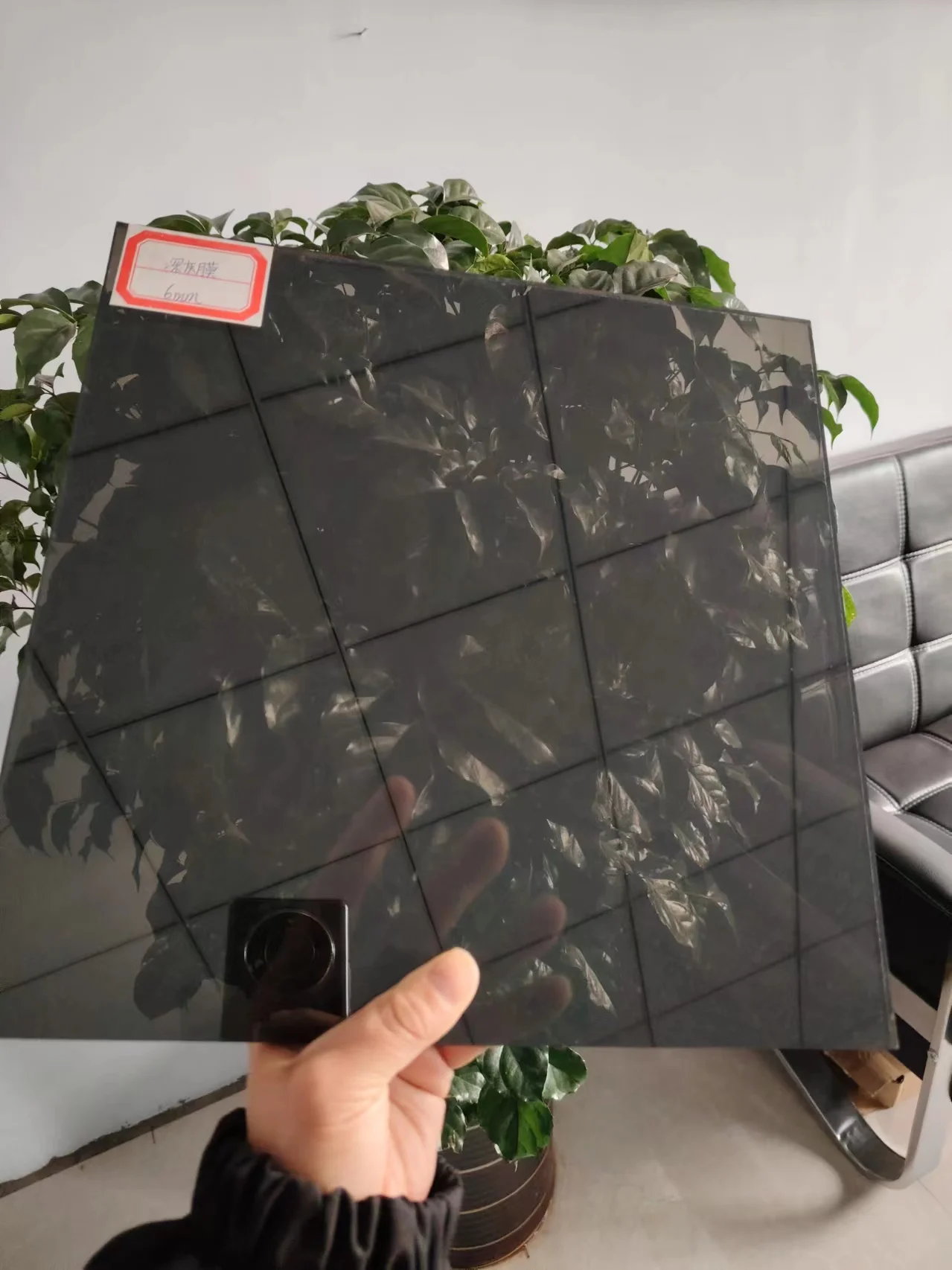 Professional    Manufacture  high   quality    black   glass   5mm   6mm  8mm   10mm