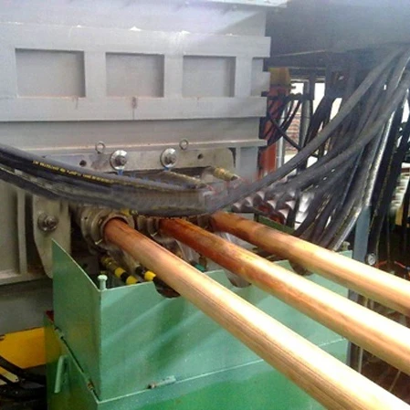 Horizontal continuous bullet making casting machine