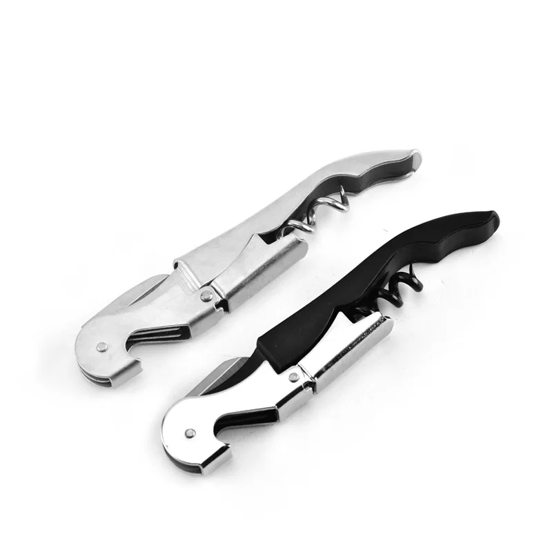Promotion Multi-function Stainless Steel Metal Corkscrew Portable Wine Bottle Opener With Custom Logo Corkscrew