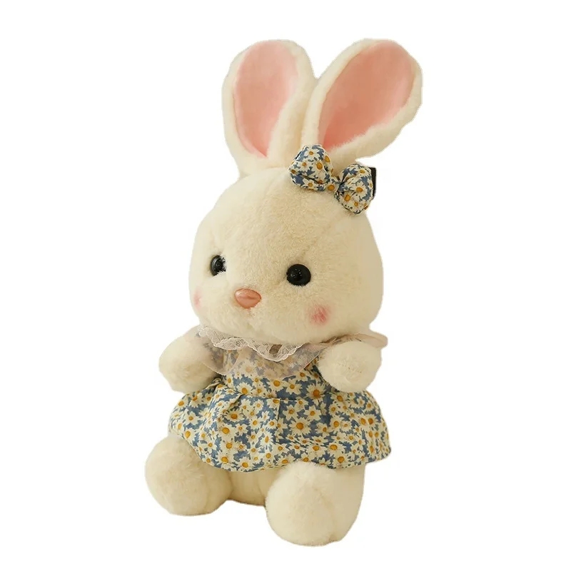 2022 hot sale Cute Handmade Cloth Easter Rabbit Party Table Home Decorations Plush Doll Bunny Easter