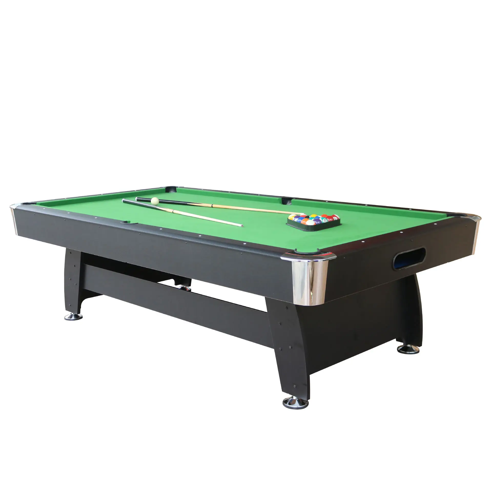 Factory Stock High Quality MDF Top 8ft Classic Pool Billiard Tables For Family