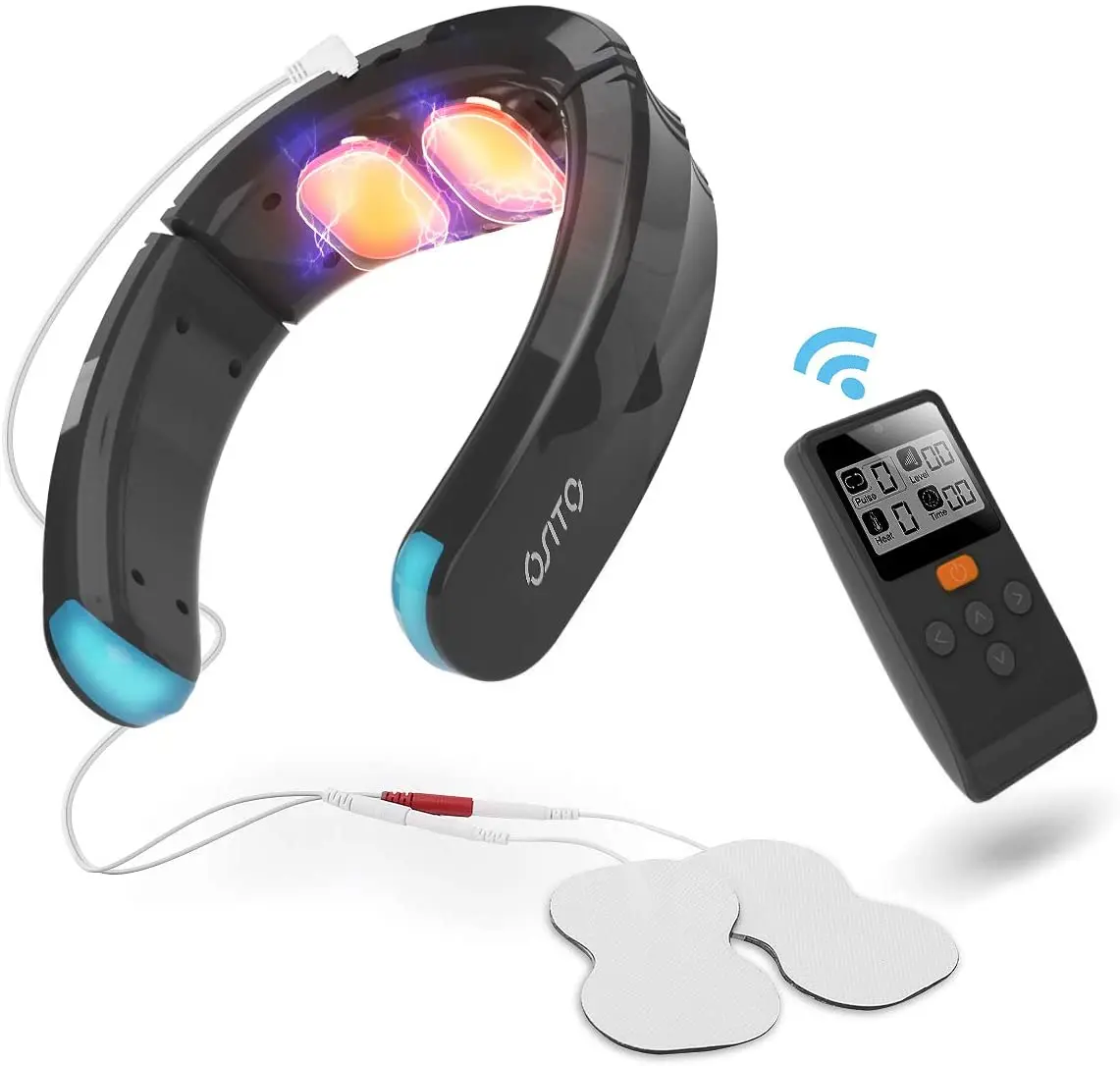 
Newest EMS Neck Massager Class ll Electric Cervical Neck Massage products Therapy Heating Neck Massager 