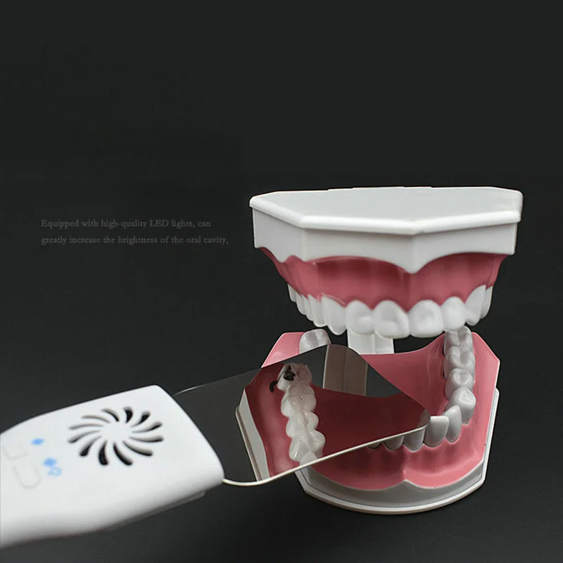 Dental fogless reflector with LED reflector, intraoral speculum for dental surgery