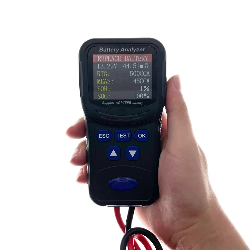 Цифровой тестер батареи умный разряда для тестера