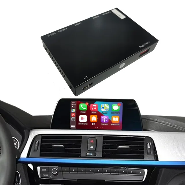 Wireless IOS CarPlay for BMW CIC System X5 E70 X6 E71 2011-2013 X1 E84 2009-2015 with Android Auto Mirror Link AirPlay