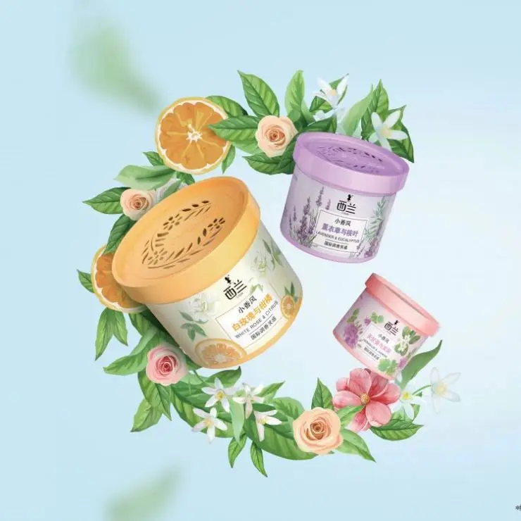 Air freshing agent solid fragrance toilet deodorant car air freshener deodorant domestic aromatherapy