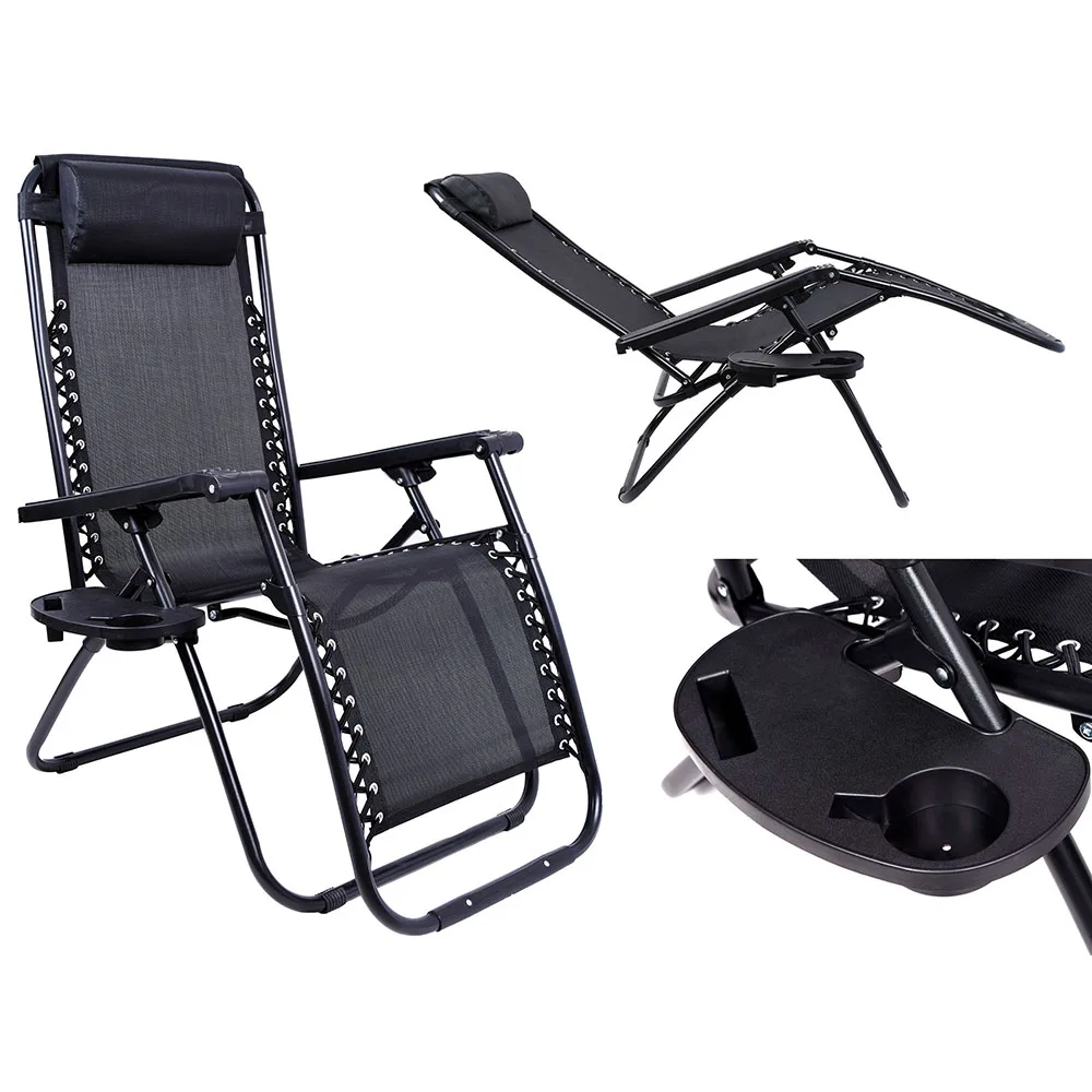 Popular Outdoor Beach Patio Camping Swimming Foldable Garden Furniture Zero Gravity Sun Recliner Lounge Chair