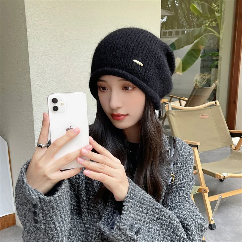 fashion girls winter warm women knitted beanie hat