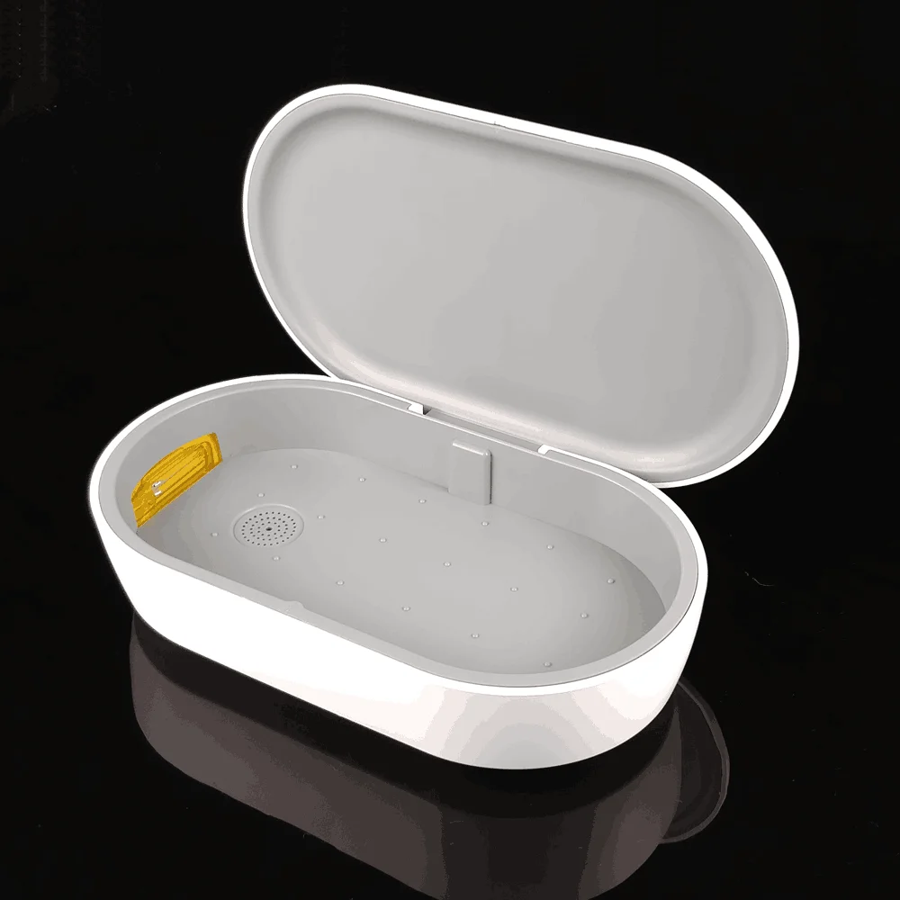2023 Newest Top Selling Portable Multifunction UV clean box Portable UV Light Smartphone clean box light With 10W Fast Wireless