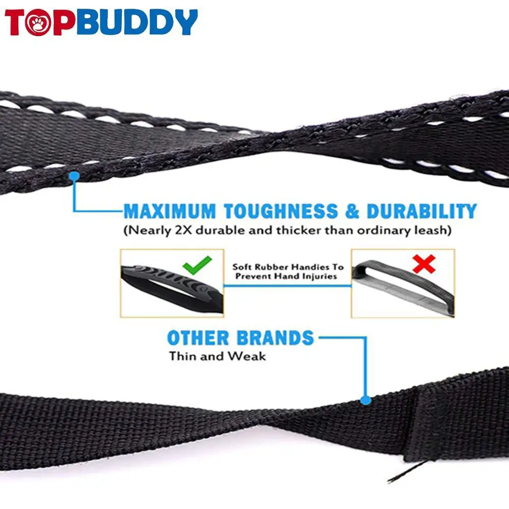 Fashion dog leash Bungee Dog Leash for Walking Running Training Durable Car Seat Belt Heavy Duty Dog Leash