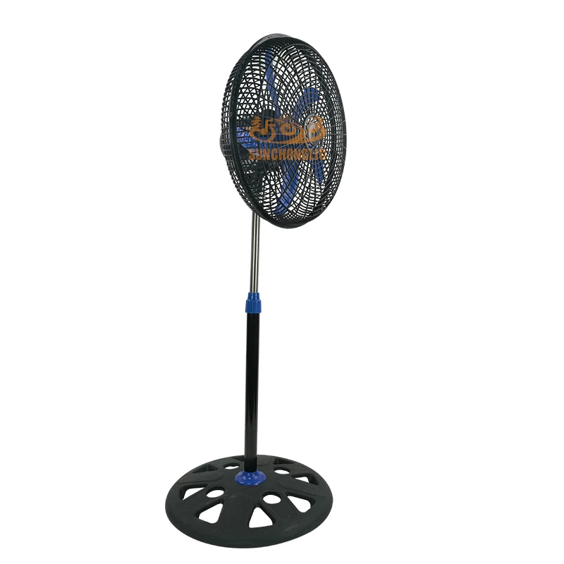 Cheap Metal Stand Fan Aluminum Fan Blade Wide Angle Oscillation Industrial fan