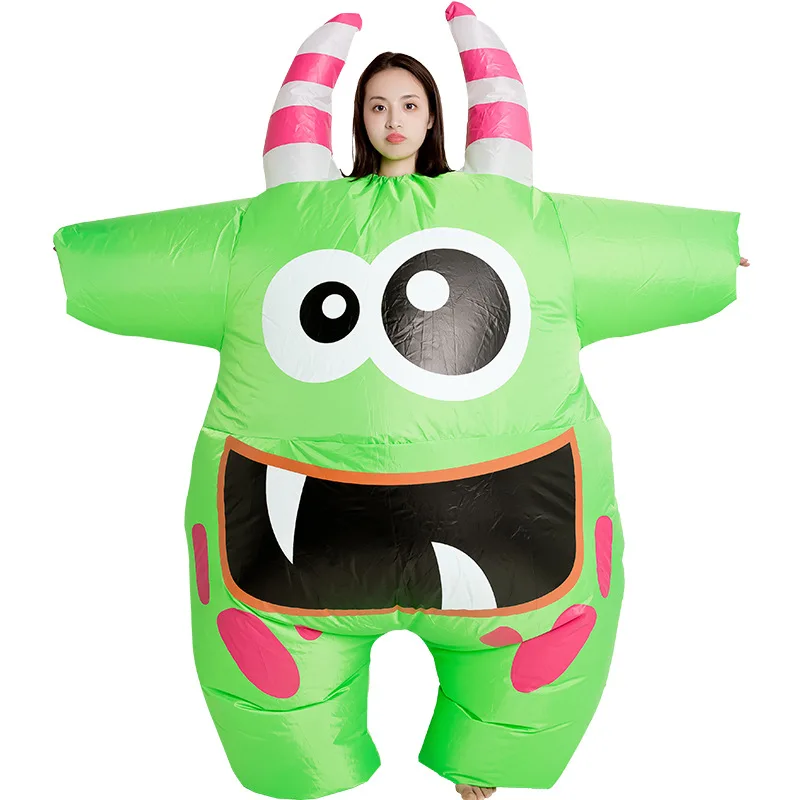 green monster wholesale inflatable costume for adults Halloween Christmas Carnival Inflatable Costume