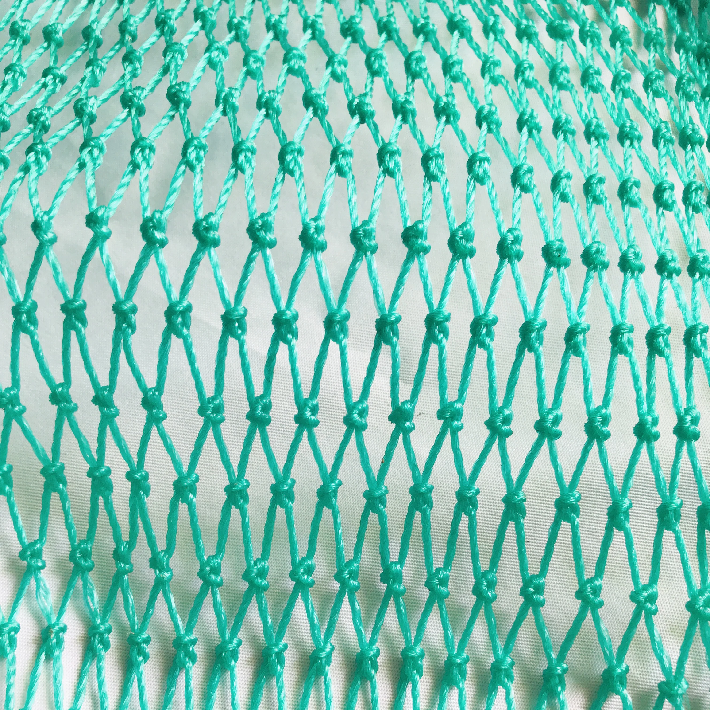 Super High Strength HDPE Polythene 3-Strands Twine Knotted Fish Net Large Fishing Nets for Fish Farming Cage Net